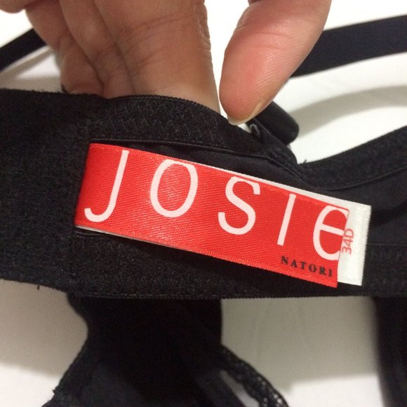 Josie Natori 34D Bra Kitten Print Black NWT - Picture 12 of 12